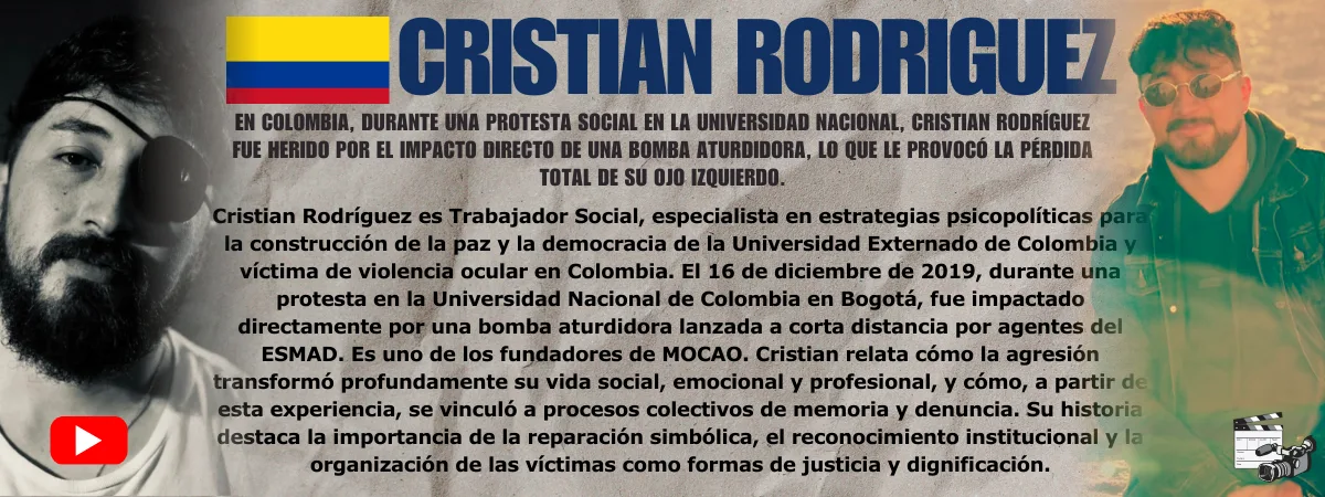 Crisian Rodriguez Testimonio de Crisian Rodriguez — víctima de violencia ocular policial