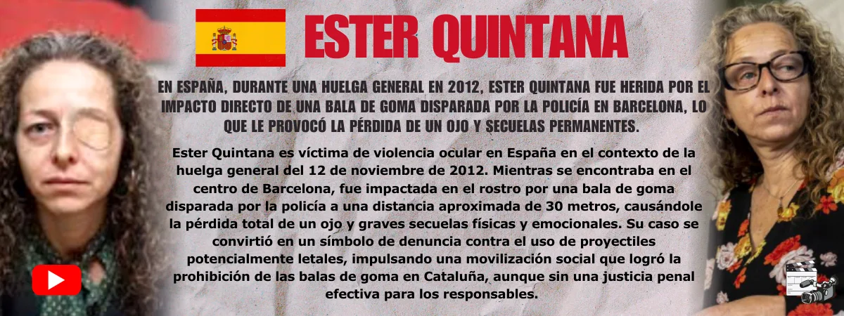 WIL SANDS Testimonio de Ester Quintana — víctima de violencia ocular policial