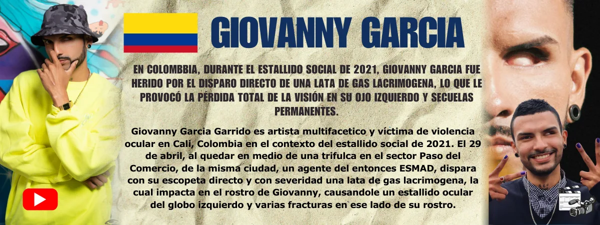 Giovanny Garcia Testimonio de Giovanny Garcia — víctima de violencia ocular policial