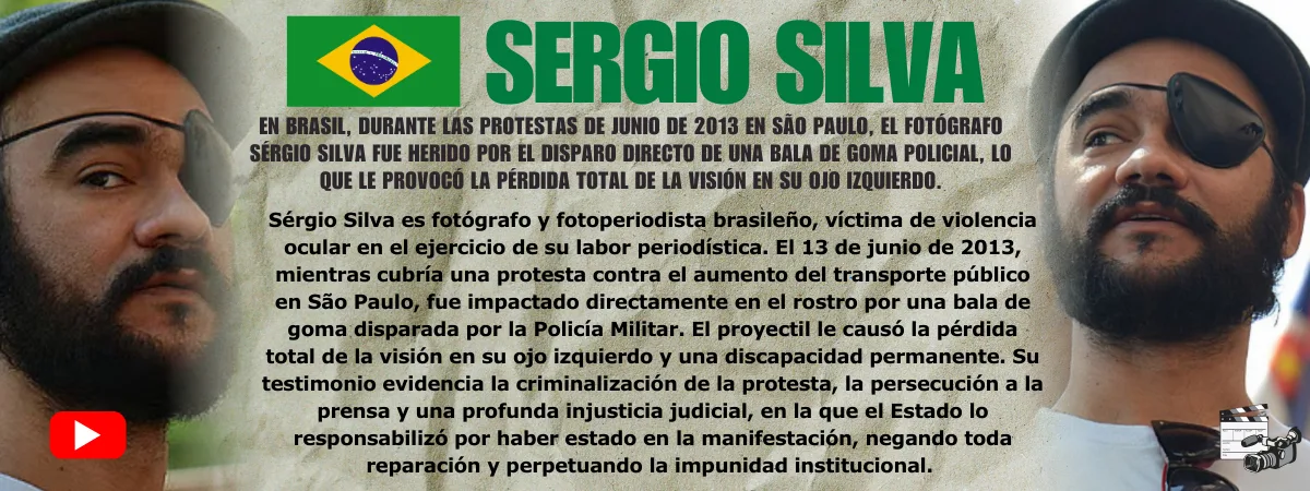 Sergio Silva Testimonio de Sergio Silva — víctima de violencia ocular policial